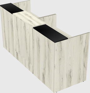 Shared u-shaped reception desks