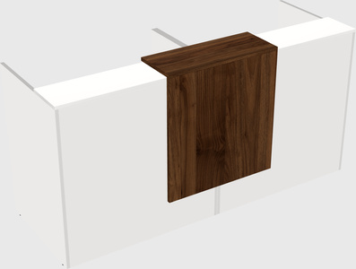 Shared u-shaped reception desks