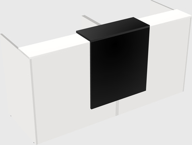 Shared u-shaped reception desks