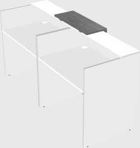 Shared u-shaped reception desks
