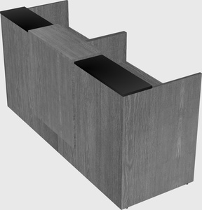 Shared u-shaped reception desks