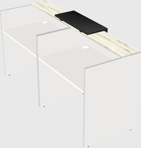 Shared u-shaped reception desks