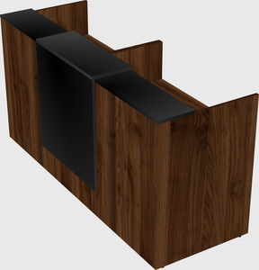Shared u-shaped reception desks