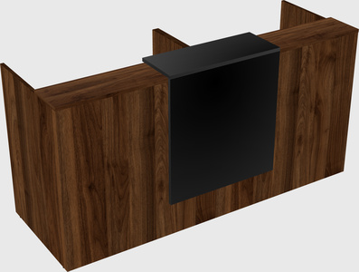 Shared u-shaped reception desks