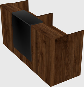 Shared u-shaped reception desks