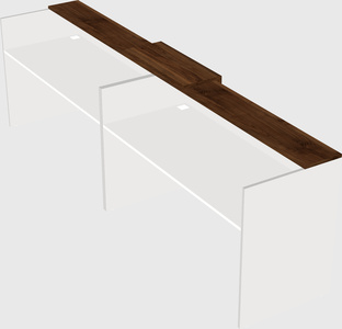 Shared u-shaped reception desks