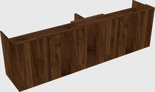 Shared u-shaped reception desks