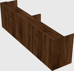 Shared u-shaped reception desks