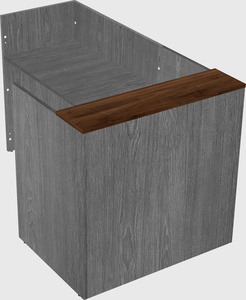 L-shaped modular reception