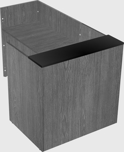 L-shaped modular reception