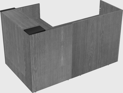 L-shaped modular reception