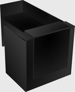 L-shaped modular reception