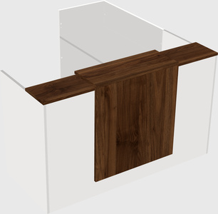 L-shaped modular reception