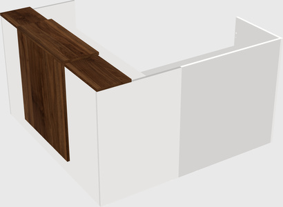 L-shaped modular reception