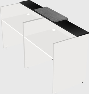 Shared u-shaped reception desks