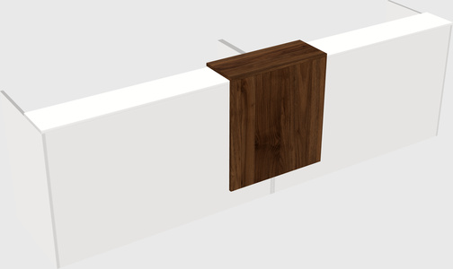 Shared u-shaped reception desks