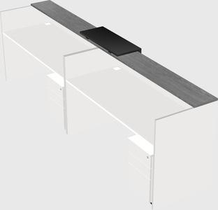 Shared u-shaped reception desks