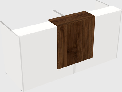 Shared u-shaped reception desks