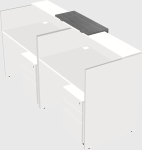Shared u-shaped reception desks