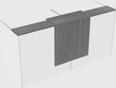 Shared u-shaped reception desks