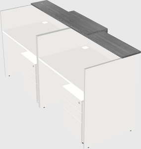 Shared u-shaped reception desks