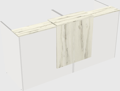 Shared u-shaped reception desks