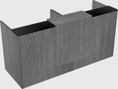 Shared u-shaped reception desks