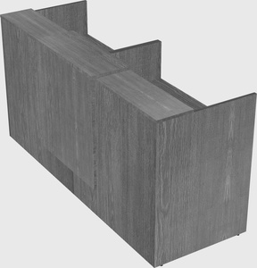 Shared u-shaped reception desks