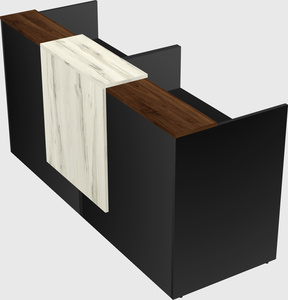 Shared u-shaped reception desks