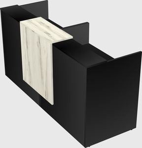 Shared u-shaped reception desks