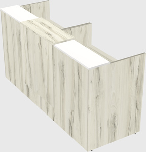 Shared u-shaped reception desks