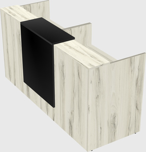 Shared u-shaped reception desks