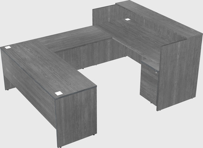 Comptoir d'accueil modulable