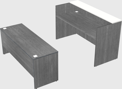 Comptoir d'accueil modulable