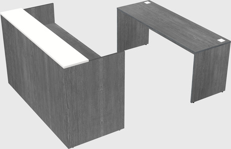 Comptoir d'accueil modulable