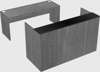 Comptoir d'accueil modulable