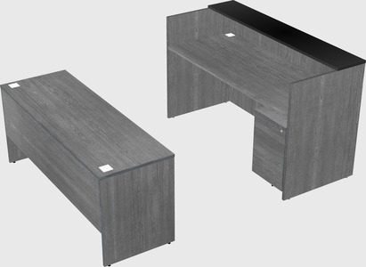 Comptoir d'accueil modulable