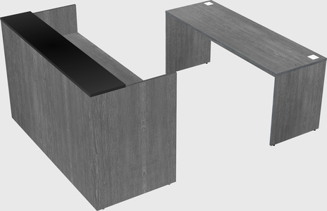 Comptoir d'accueil modulable