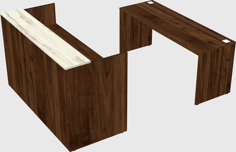 Modular reception desk