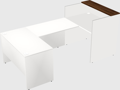 Comptoir d'accueil modulable