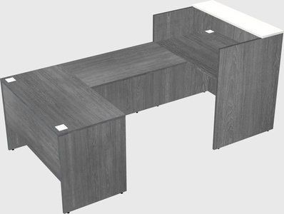 Comptoir d'accueil modulable