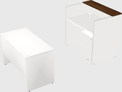 Modular reception desk