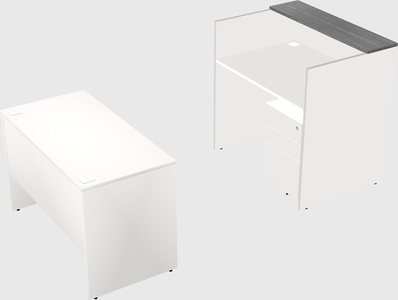 Modular reception desk