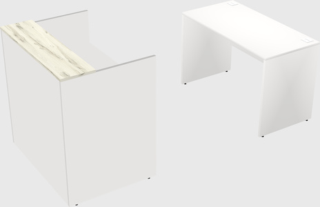 Modular reception desk
