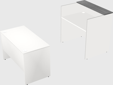 Modular reception desk