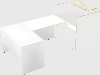 Comptoir d'accueil modulable