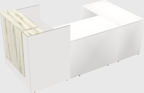 Comptoir d'accueil modulable