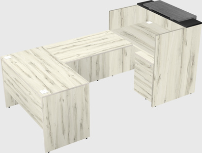 Comptoir d'accueil modulable