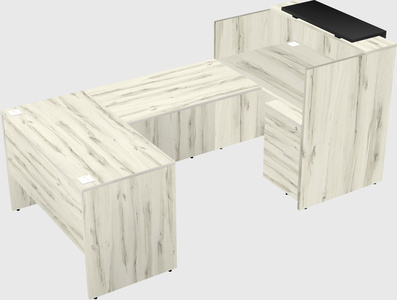 Comptoir d'accueil modulable