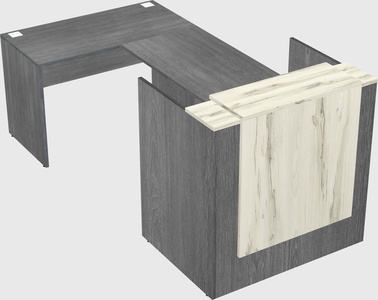 Comptoir d'accueil modulable